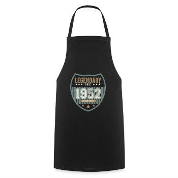 anniversary 1952 legendary 70 years - Cooking Apron - black - Front - AI Model Male 185 dark (185cm)