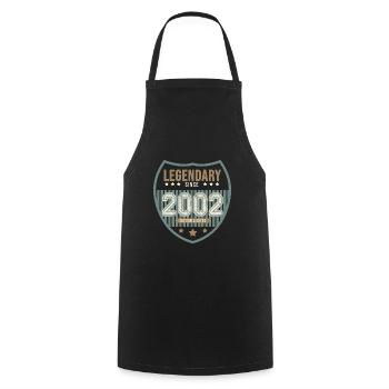 anniversary 2002 legendary 20 years - Cooking Apron - black - Front - AI Model Male 185 dark (185cm)
