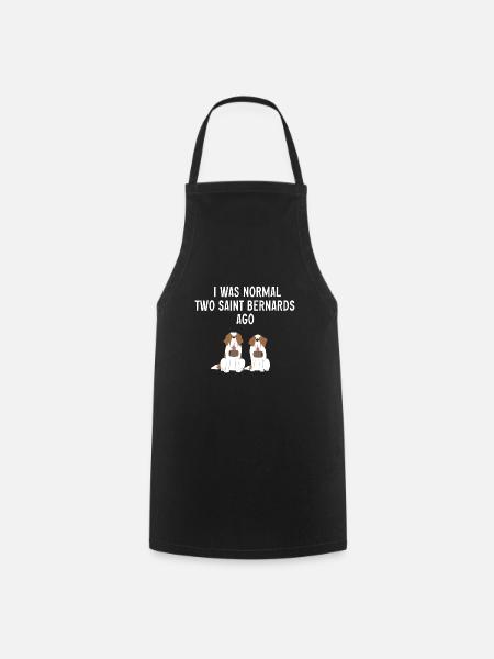 Bernhardiner St. Bernhardshund Hund - Kochschürze - Schwarz