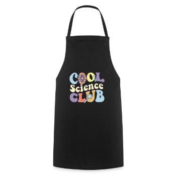 Cool Science Club It's Good Day To Teach Science - Kochschürze - Schwarz - Vorne - AI Model Male 185 dark (185cm)