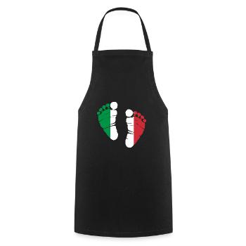 Italien Rom Geschenk Heimat - Kochschürze - Schwarz - Vorne - AI Model Male 185 dark (185cm)