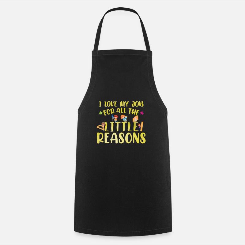 Preschool Teacher - Cooking Apron - black
