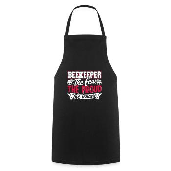 Beekeeper Proud Beekeeper - Cooking Apron - black - Front - AI Model Male 185 dark (185cm)