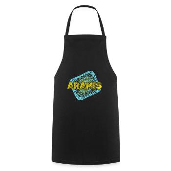 Cadeau pour Aramis - Tablier de cuisine - noir - Devant - AI Model Male 185 dark (185cm)