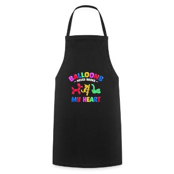 Balloon Animal Party Balloon Artist - Cooking Apron - black - Front - AI Model Male 185 dark (185cm)