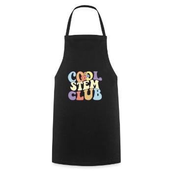 Cool STEM Club I Love Math Proud Stem Teacher - Cooking Apron - black - Front - AI Model Male 185 dark (185cm)