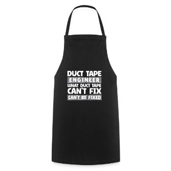 Duct Tape Duct Tape Artisan Masking Tape - Cooking Apron - black - Front - AI Model Male 185 dark (185cm)