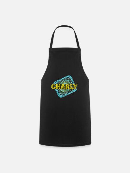 Freizeit Charly - Kochschürze - Schwarz