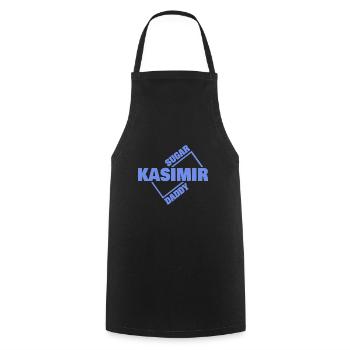 Kasimir - Tablier de cuisine - noir - Devant - AI Model Male 185 dark (185cm)