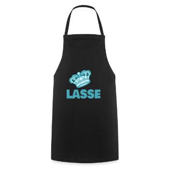 Lasse - Kochschürze - Schwarz - Vorne - AI Model Male 185 dark (185cm)