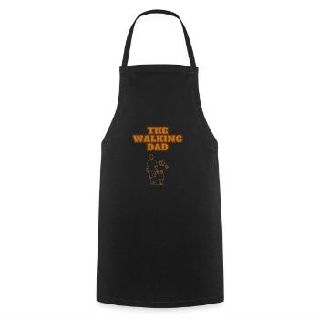 The Walking Dad Daughter Brown - Cooking Apron - black - Front - AI Model Male 185 dark (185cm)