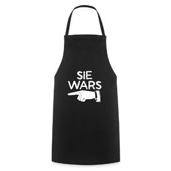 Sie Wars lustiges Partnerlook Motiv für Männer - Kochschürze - Schwarz - Vorne - AI Model Male 185 dark (185cm)