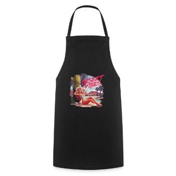 Sonnenuntergang Desert Vibes Urlaub Abenteuer - Kochschürze - Schwarz - Vorne - AI Model Male 185 dark (185cm)