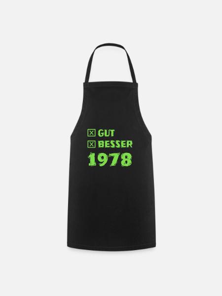 Besser 1978 - Kochschürze - Schwarz