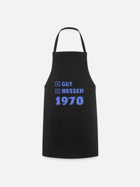 Besser 1970 - Kochschürze - Schwarz