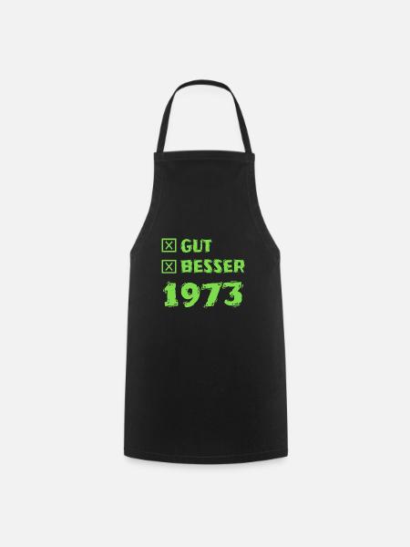 Besser 1973 - Kochschürze - Schwarz