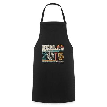 Mars 2015 anniversaire Mars 2015 cadeau - Tablier de cuisine - noir - Devant - AI Model Male 185 dark (185cm)