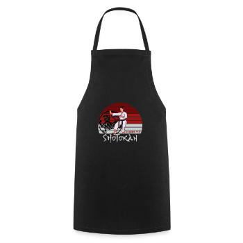 Shotokan Sunrise - Tablier de cuisine - noir - Devant - AI Model Male 185 dark (185cm)