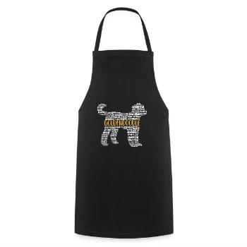 Goldendoodle Doodle Chien - Tablier de cuisine - noir - Devant - AI Model Male 185 dark (185cm)