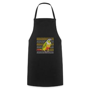 Molinasittich Perroquet Oiseau Perruche du Soleil - Tablier de cuisine - noir - Devant - AI Model Male 185 dark (185cm)