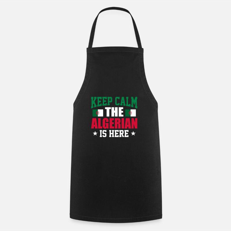 Algérie - Tablier de cuisine - noir