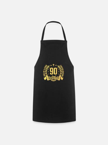 90 ans cadeau d’anniversaire 90 ans - Tablier de cuisine - noir