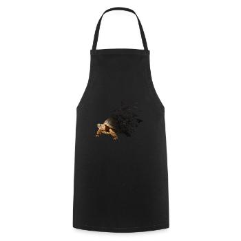 Turtle - Cooking Apron - black - Front - AI Model Male 185 dark (185cm)