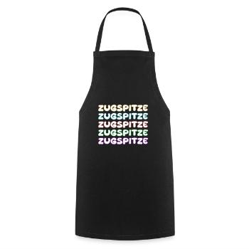 Zugspitze as climbing - Cooking Apron - black - Front - AI Model Male 185 dark (185cm)