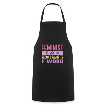 Frauen Gleichberchtigung Design und Feminist - Kochschürze - Schwarz - Vorne - AI Model Male 185 dark (185cm)