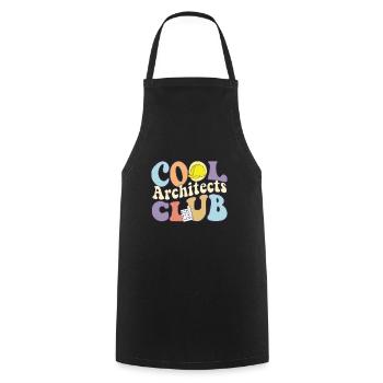 Cool Architects Club Architecture Major Squad - Cooking Apron - black - Front - AI Model Male 185 dark (185cm)