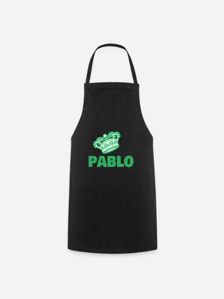 Pablo as a first name - Cooking Apron - black