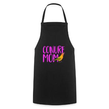 Parakeet, Parrot, Parakeet, Bird - Cooking Apron - black - Front - AI Model Male 185 dark (185cm)