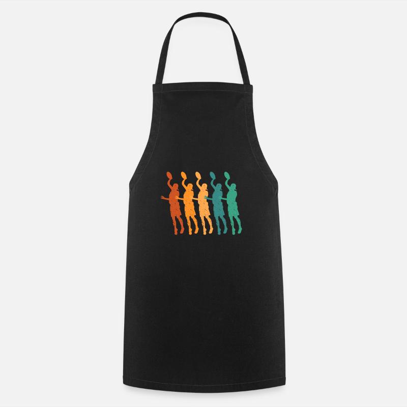 Ultimate Frisbee Throwing Disc - Cooking Apron - black
