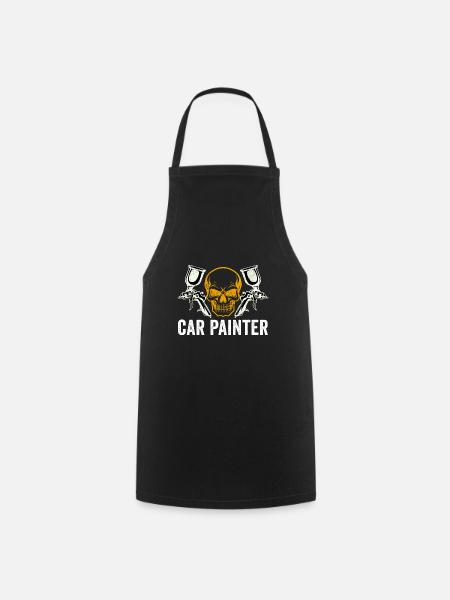 Automotive Car Painter Saying Auto Body Painter - Cooking Apron - black