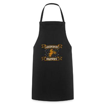 Cadeau pour Hennry - Tablier de cuisine - noir - Devant - AI Model Male 185 dark (185cm)