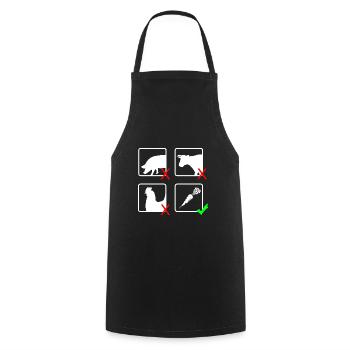carotte - Tablier de cuisine - noir - Devant - AI Model Male 185 dark (185cm)