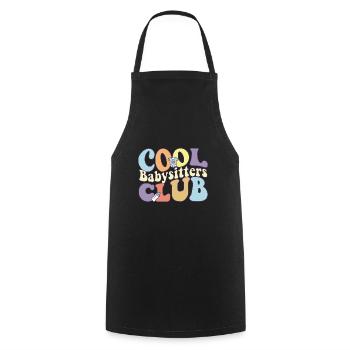 Cool Babysitters Club Garderie Provider Squad - Tablier de cuisine - noir - Devant - AI Model Male 185 dark (185cm)