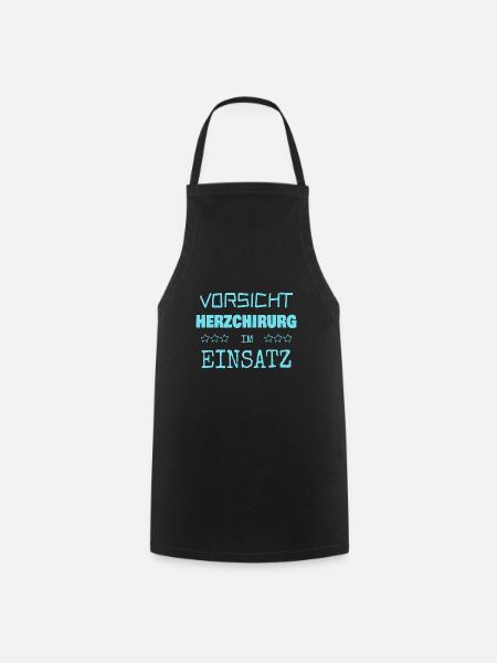 Herzchirurg als Berufung - Kochschürze - Schwarz