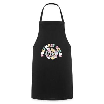 Pharmacy Squad Pharmacist Life Pharmacology - Cooking Apron - black - Front - AI Model Male 185 dark (185cm)