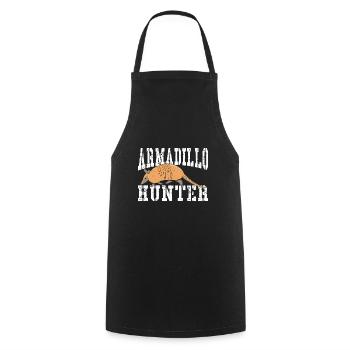 Armadillo Pet Armadillo Gift - Cooking Apron - black - Front - AI Model Male 185 dark (185cm)