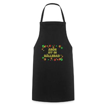 Balls Aron - Cooking Apron - black - Front - AI Model Male 185 dark (185cm)