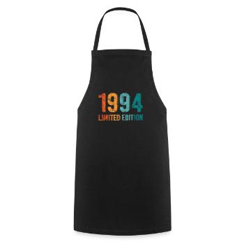 Edition Limitée Vintage 1994 Retro Design - Tablier de cuisine - noir - Devant - AI Model Male 185 dark (185cm)