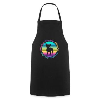 Chihuahua - a model for lovers of chiala dogs - Cooking Apron - black - Front - AI Model Male 185 dark (185cm)