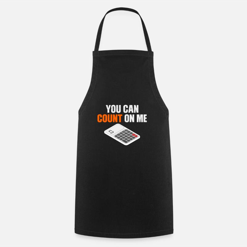 Calculatrice - Tablier de cuisine - noir