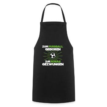 Fußball Fußballtrainer Schule Spruch Spieler - Kochschürze - Schwarz - Vorne - AI Model Male 185 dark (185cm)