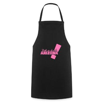 Gift for Arizona - Cooking Apron - black - Front - AI Model Male 185 dark (185cm)