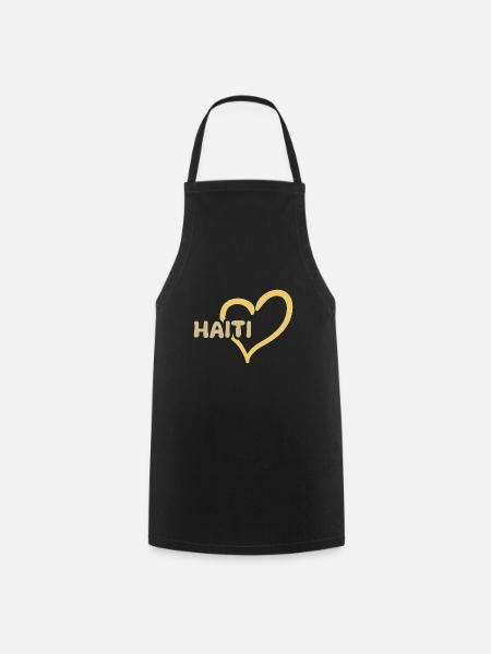 Haïti Haïti - Tablier de cuisine - noir