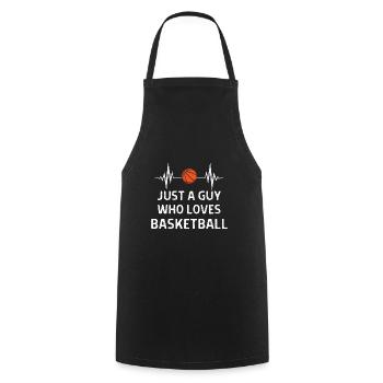 Basketball Spieler Basketballer Sprüche Geschenk - Kochschürze - Schwarz - Vorne - AI Model Male 185 dark (185cm)