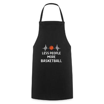 Basketball Spieler Basketballer Sprüche Geschenk - Kochschürze - Schwarz - Vorne - AI Model Male 185 dark (185cm)