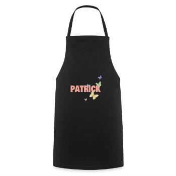 Patrick Patrick - Cooking Apron - black - Front - AI Model Male 185 dark (185cm)